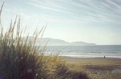 Kapiti Island from Waikanae Beach