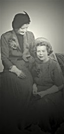 Mum and her sister Margaret