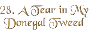 Chapter 28: A Tear in My Donegal Tweed